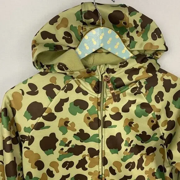 Burton Scoop Hoodie Jacket Womens Small Camo DryRide Thermex Softshell Brown - Picture 3 of 13